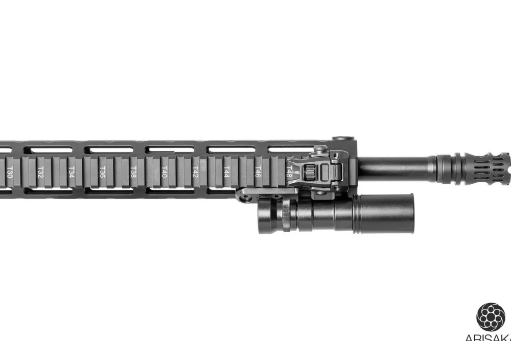 Arisaka Defense Asevalot ^ Inline Scout Mount M-Lok valokiinnike