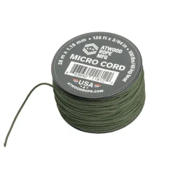 Atwood Rope MFG Diy Ja Huolto ^ Atwood Rope 1.18 mm Micro Cord naru, 38 m