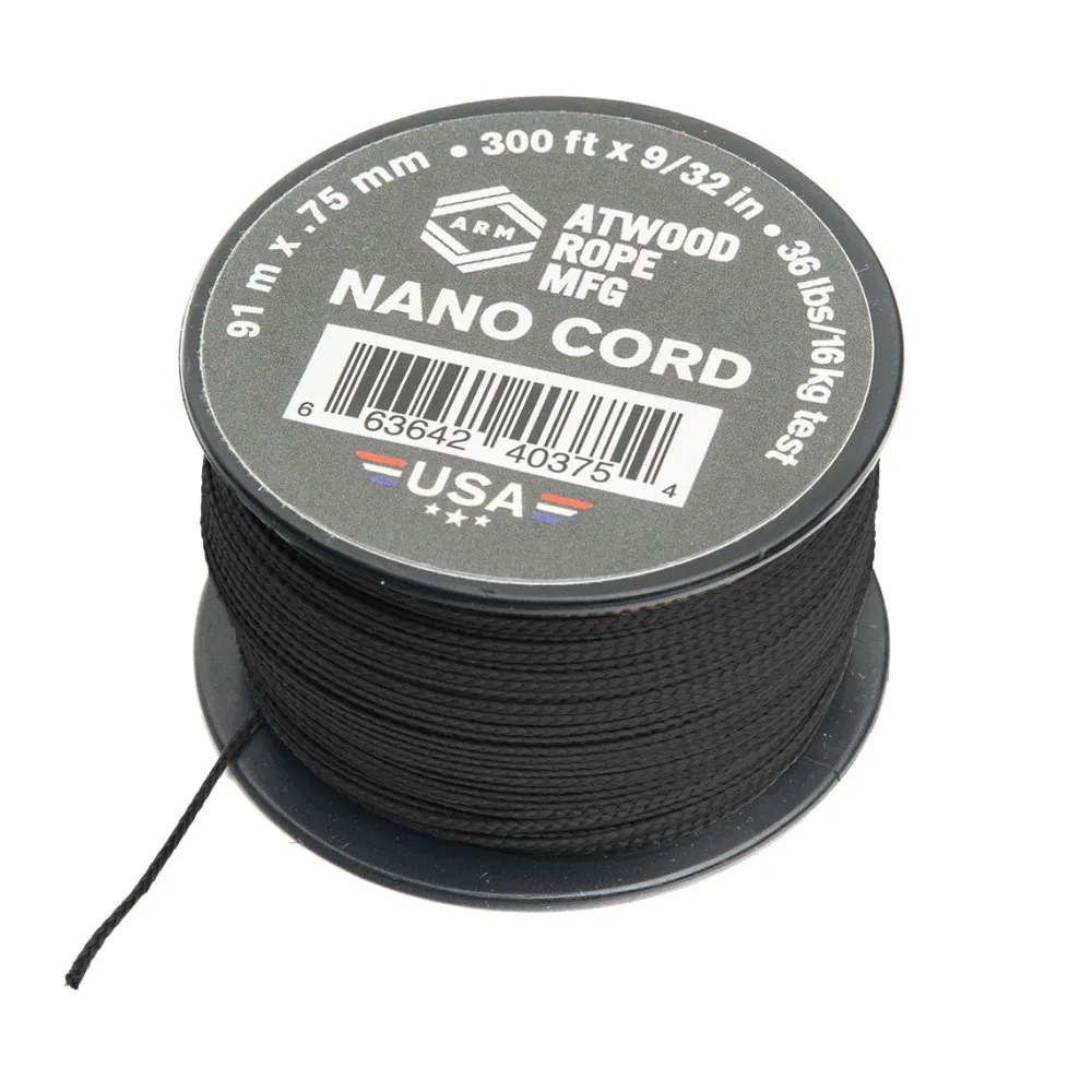 Atwood Rope MFG Diy Ja Huolto ^ Atwood Rope .75 mm Nano Cord naru, 91 m