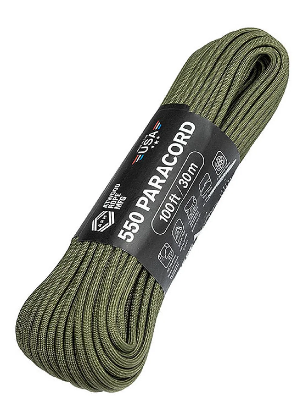Atwood Rope MFG Diy Ja Huolto ^ Atwood Rope 550 Paracord-naru, 30 m