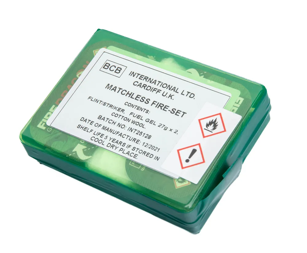 BCB International Retkiruokailu Ja Keittimet ^ BCB Matchless Fire Set tulentekosetti
