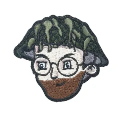 Bloke on the Range Moraalimerkit Ja Heijastimet ^ BotR Bloke Cartoon Head moraalimerkki