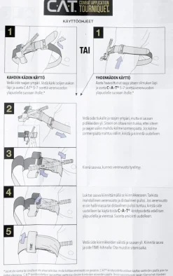 CAT Ensiapu ^ Combat Appliion Tourniquet Gen 7 kiristysside