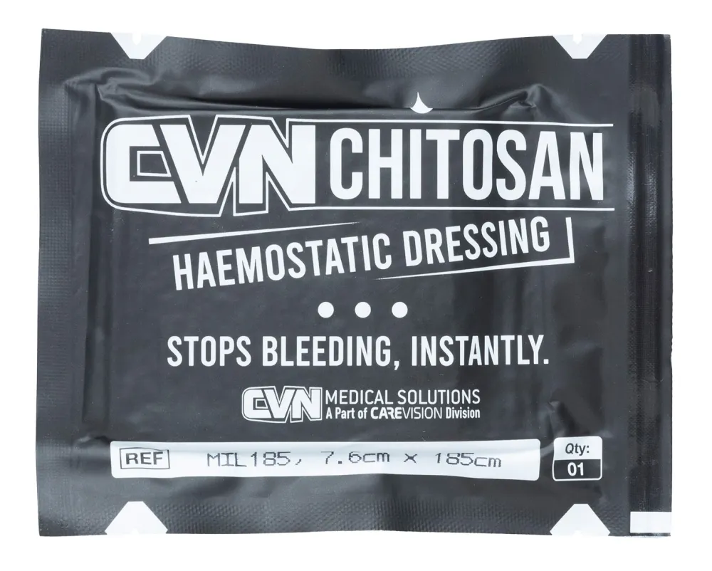 CVN Medical Solutions Ensiapu ^ CVN Chitosan Hemostaattiside