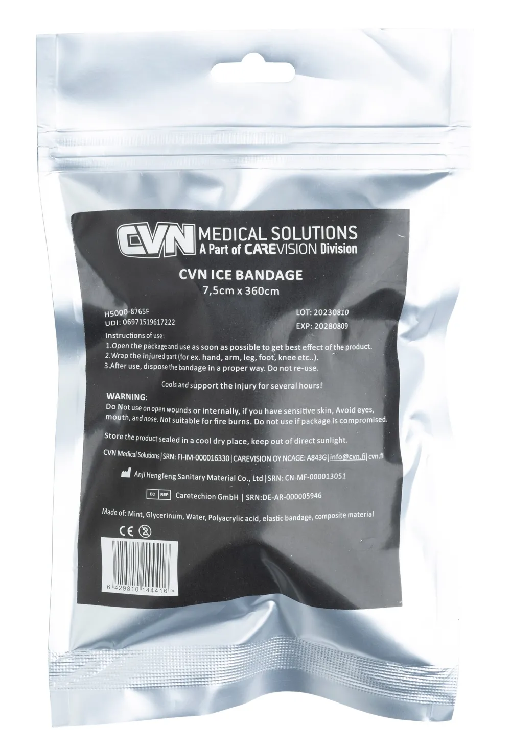 CVN Medical Solutions Ensiapu ^ CVN Ice Bandage viilentävä side