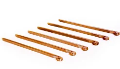 DD Hammocks Majoitteet ^ SuperLight Pegs maakiilat, 6-Pack