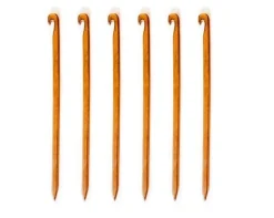 DD Hammocks Majoitteet ^ SuperLight Pegs maakiilat, 6-Pack