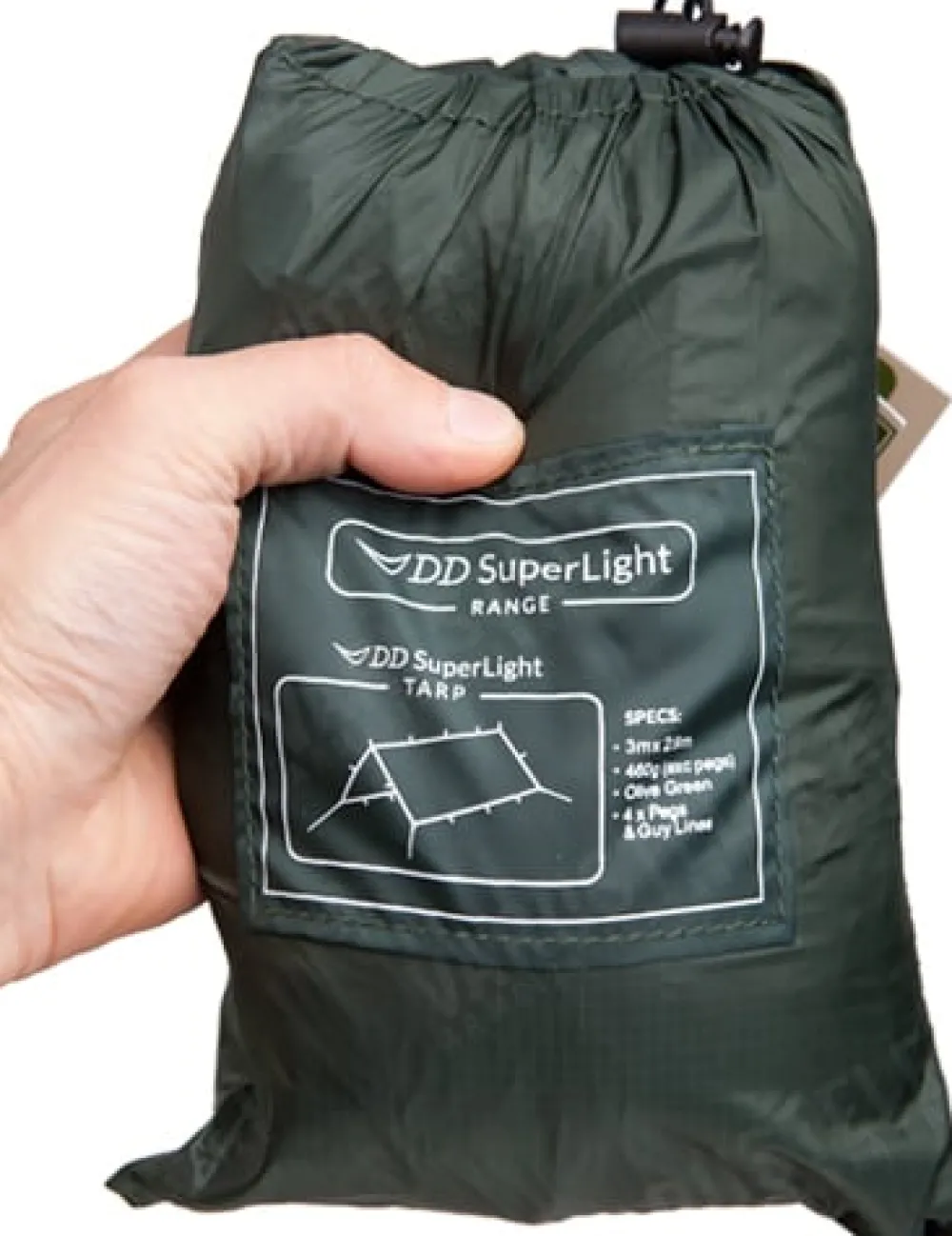 DD Hammocks Majoitteet ^ SuperLight Tarp laavukangas