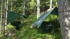 DD Hammocks Majoitteet ^ 3x3 Tarp laavukangas, oliivin