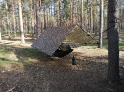 DD Hammocks Majoitteet ^ 3x3 Tarp laavukangas, DD Multicam