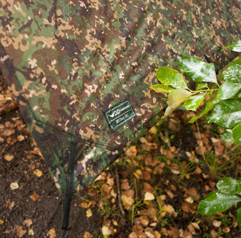DD Hammocks Majoitteet ^ 3x3 Tarp laavukangas, DD Multicam