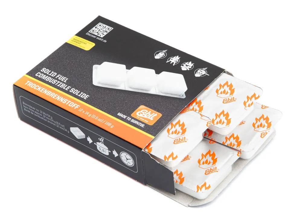 Esbit Retkiruokailu Ja Keittimet ^ 12x14g polttoainetabletti