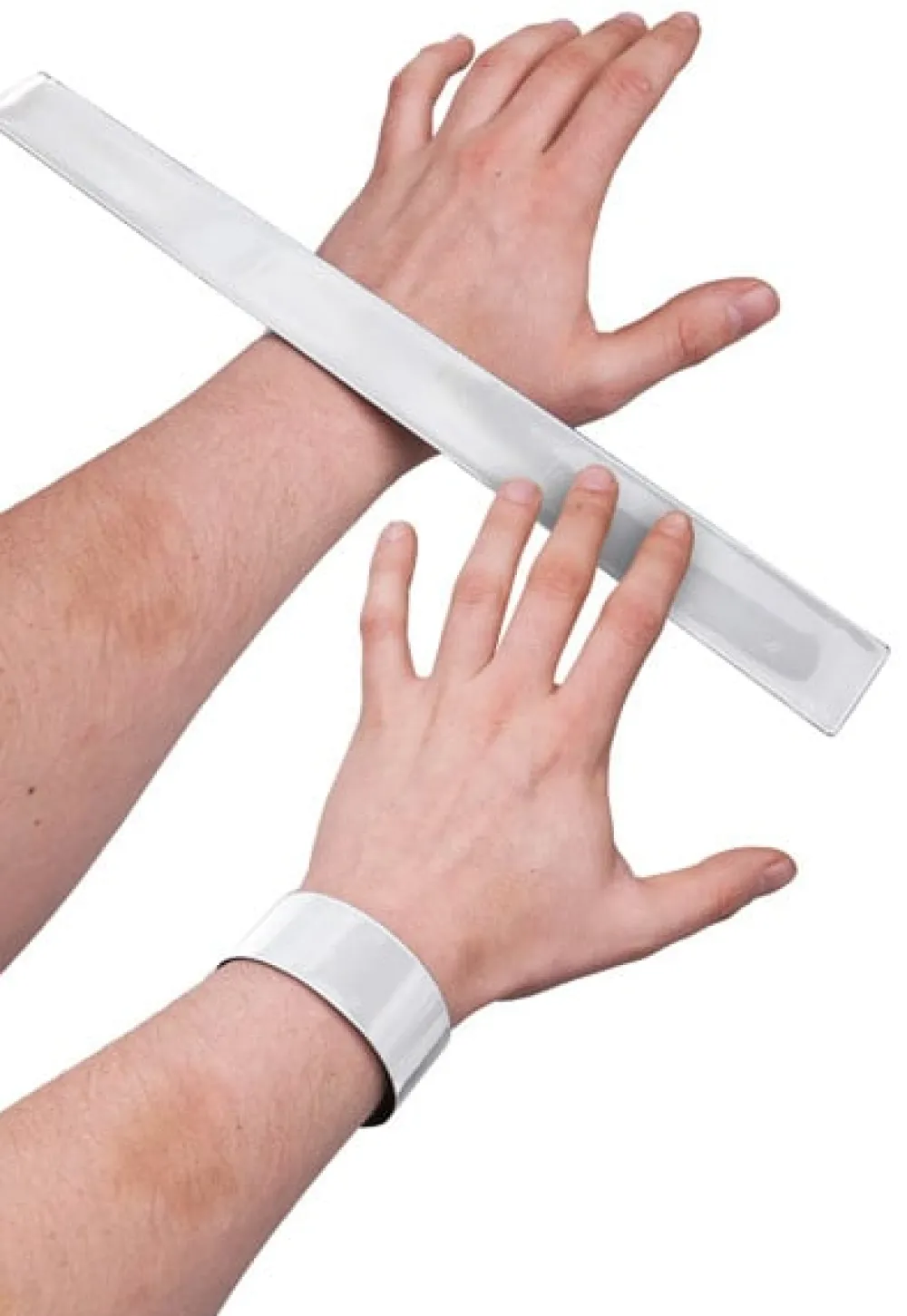Estecs Moraalimerkit Ja Heijastimet ^ Slap Wrap -heijastin, valkoinen