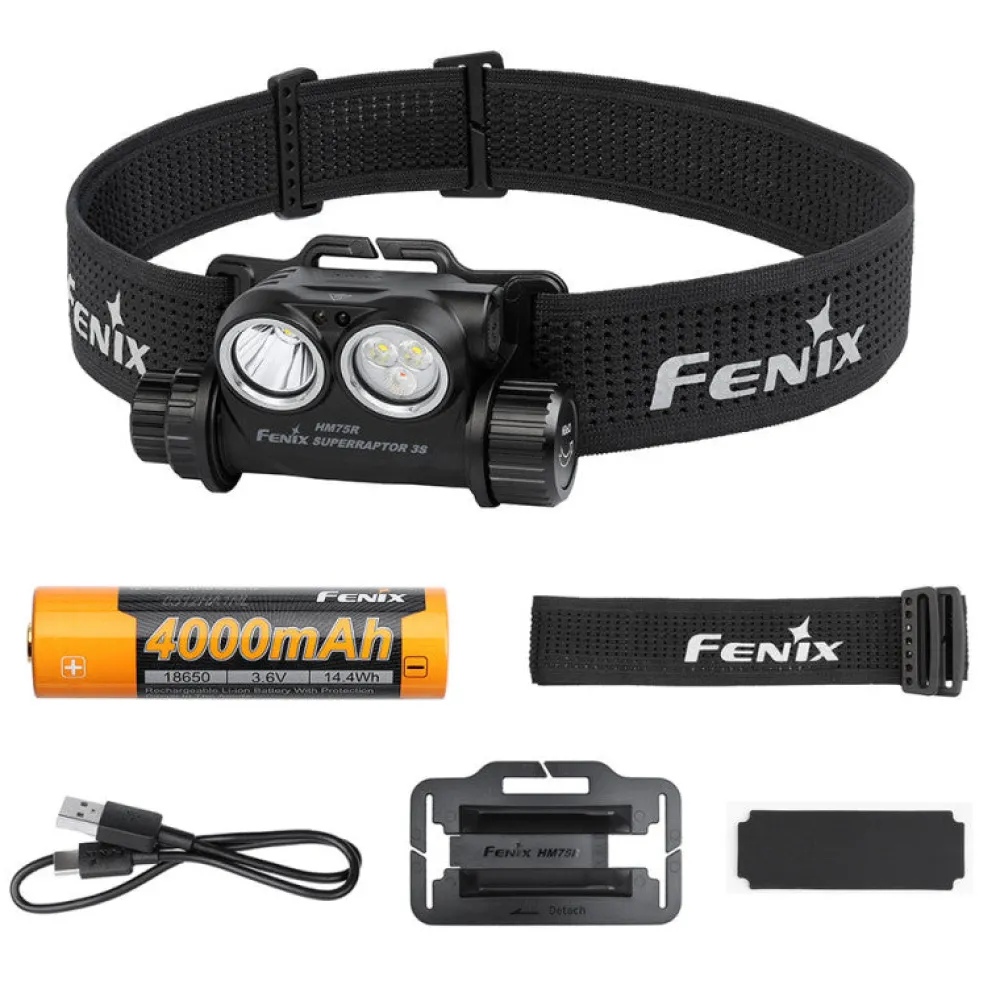 Fenix Valaisimet ^ HM75R SUPERRAPTOR 3S otsalamppu