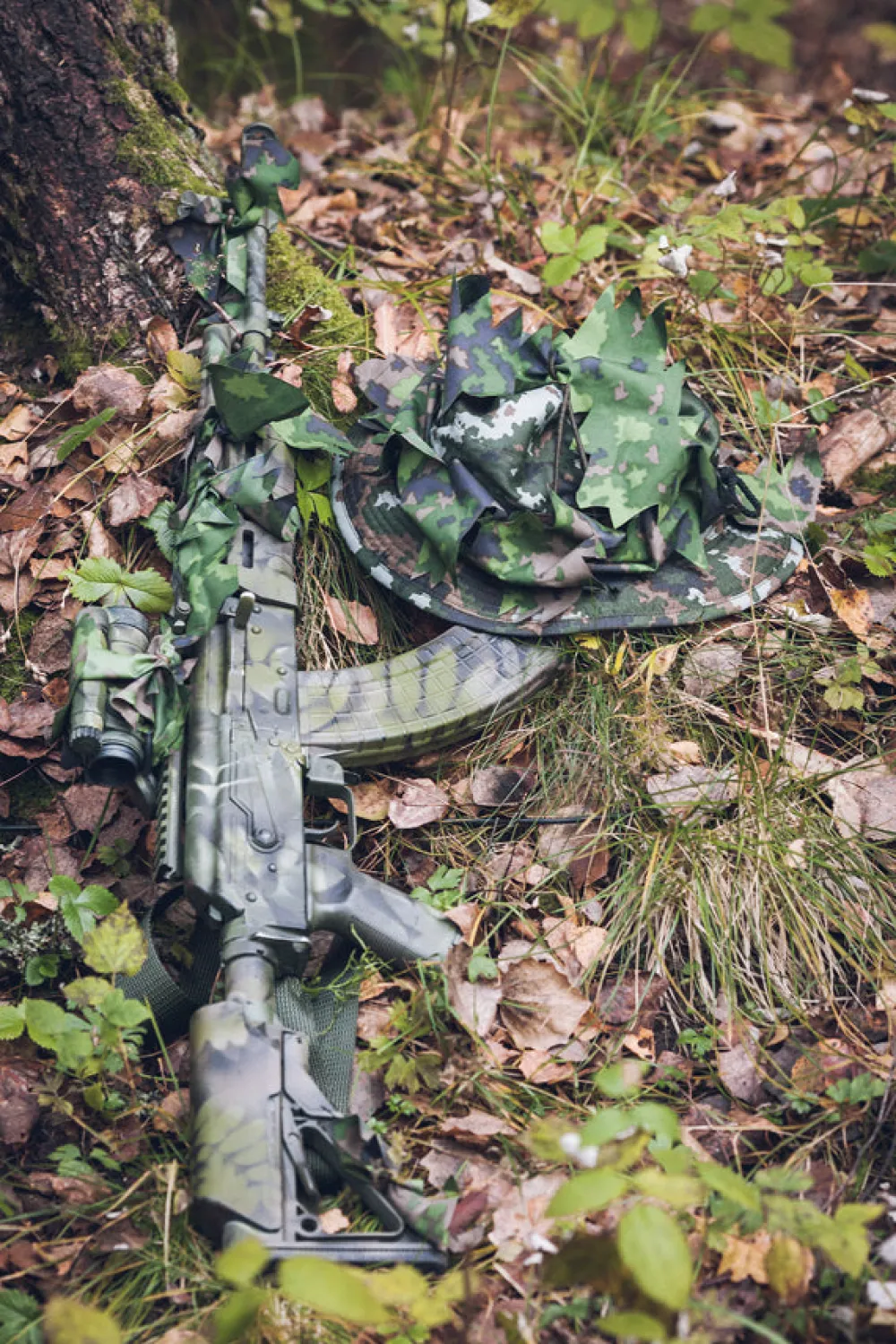Foxa Diy Ja Huolto ^ Action Camo sadeasukangas, M05 metsäkuvio, metritavara