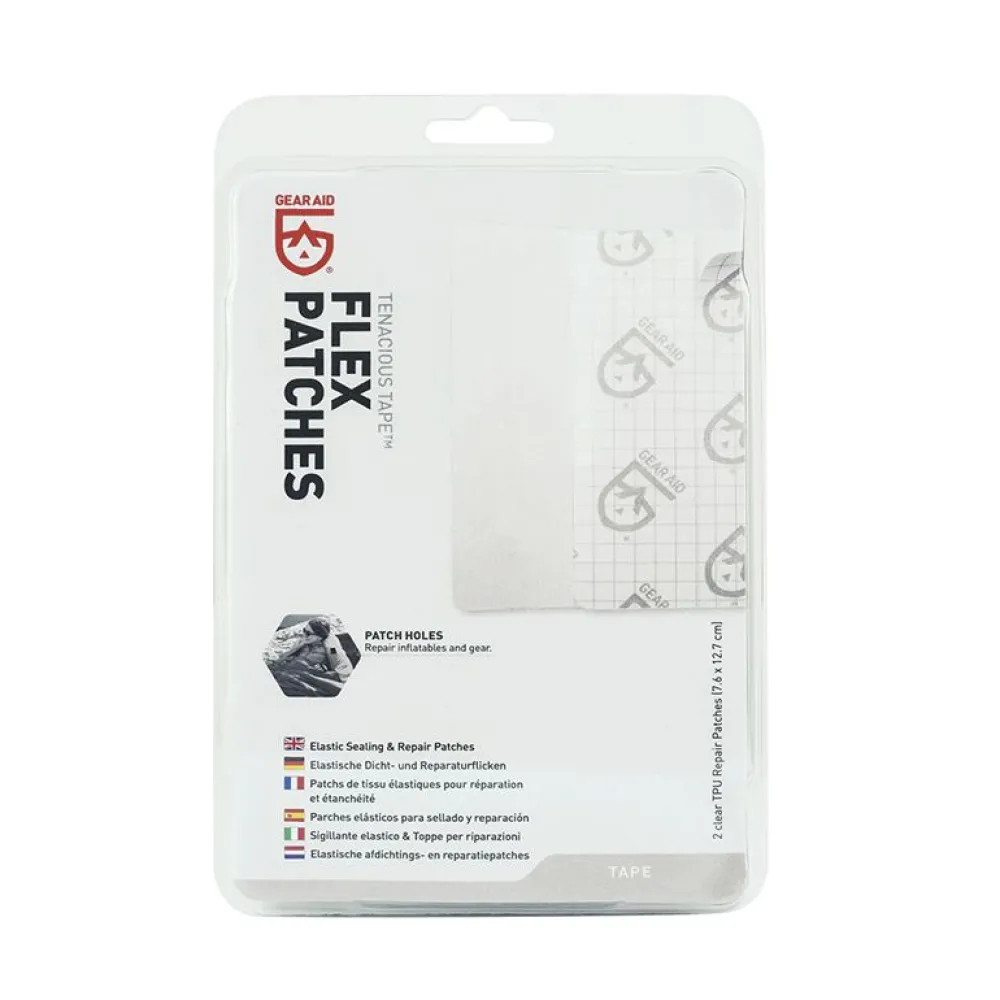 Gear Aid Diy Ja Huolto ^ Tenacious Tape Flex Patches paikkasarja, kirkas