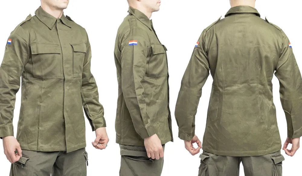 Netherlands Paidat ^ Hollantilainen kenttäpusero, puuvillasatiinia, ylijäämä