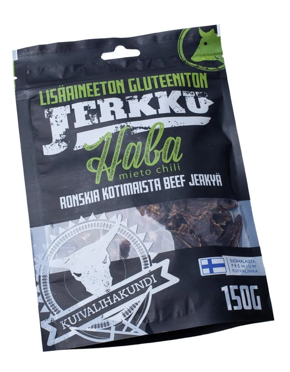 Kuivalihakundi Kuivalihat, Suklaat Ja Naposteltavat ^ Beef Jerky kuivaliha, 150 g