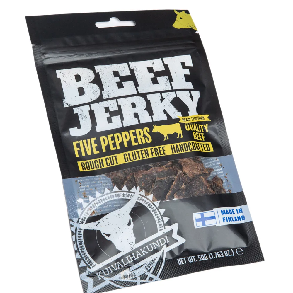 Kuivalihakundi Kuivalihat, Suklaat Ja Naposteltavat ^ Beef Jerky kuivaliha, 50 g