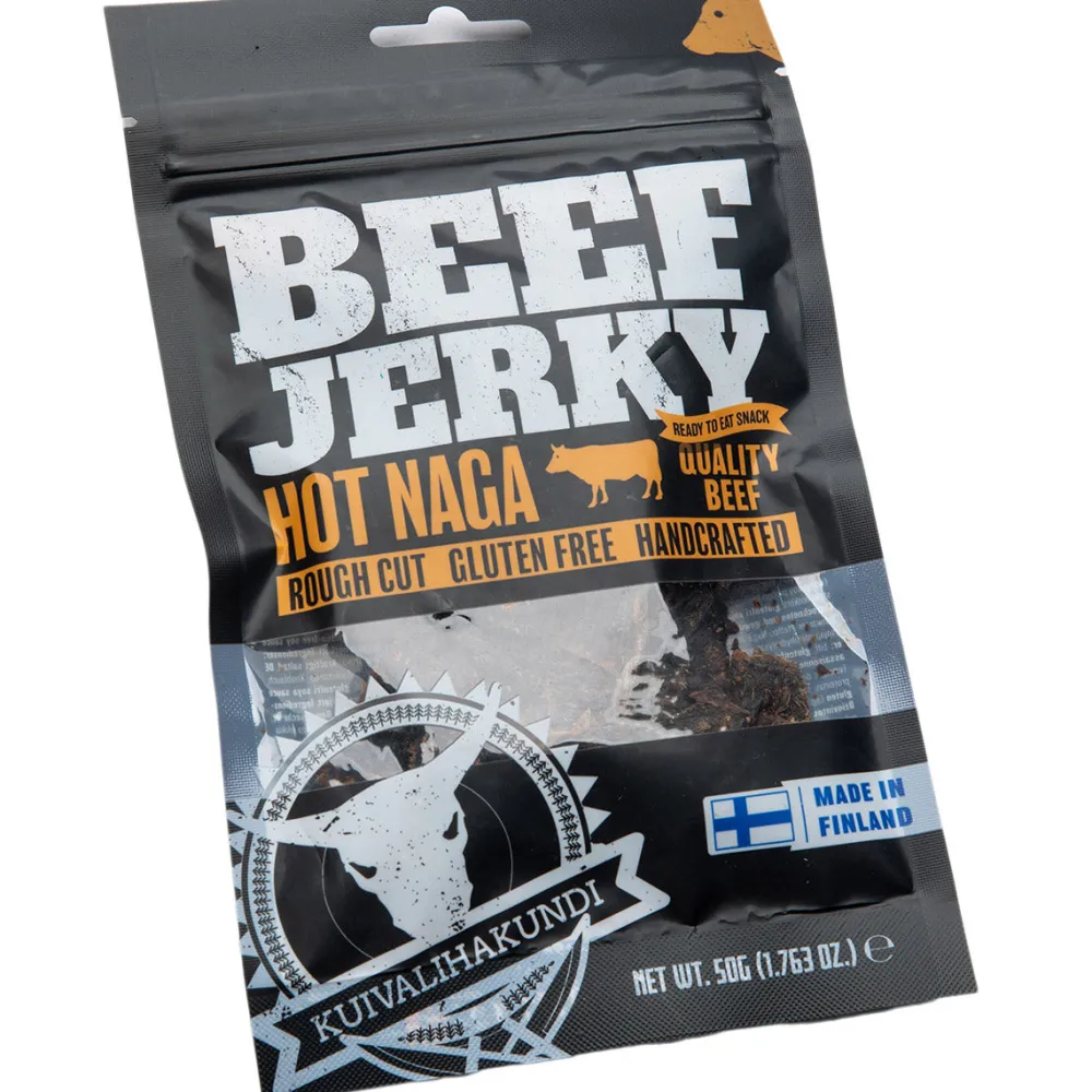 Kuivalihakundi Kuivalihat, Suklaat Ja Naposteltavat ^ Beef Jerky kuivaliha, 50 g