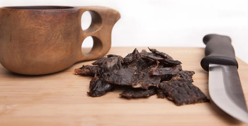 Kuivalihakundi Kuivalihat, Suklaat Ja Naposteltavat ^ Beef Jerky kuivaliha, 50 g