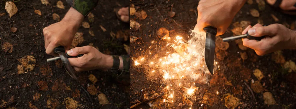 Light My Fire Retkiruokailu Ja Keittimet ^ FireSteel Bio Army kipinärauta