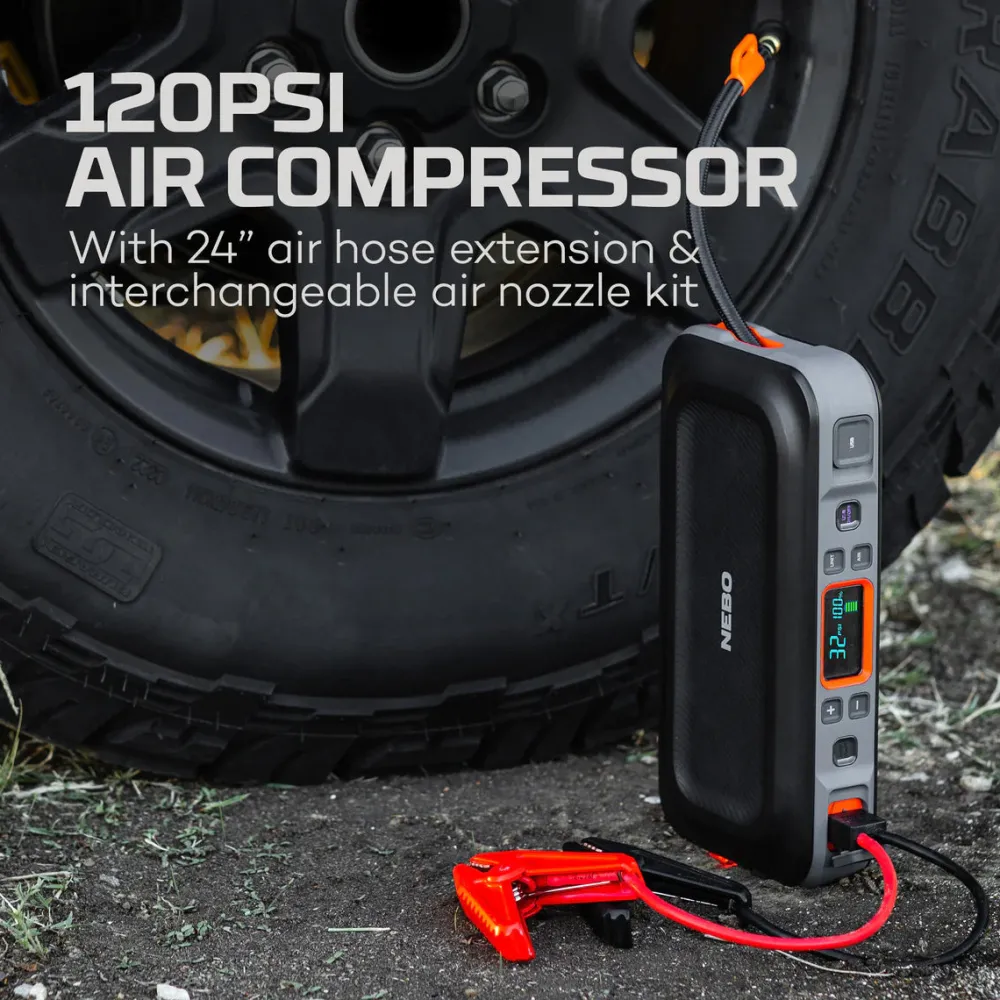 Nebo Virtalähteet ^ Assist Air Jump Starter auton apukäynnistin