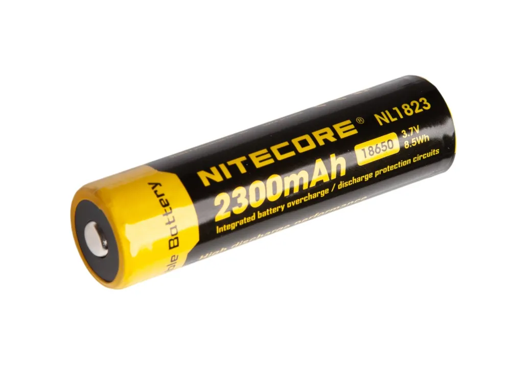Nitecore Virtalähteet ^ NL1823 18650 3.7V 2300 mAh akku