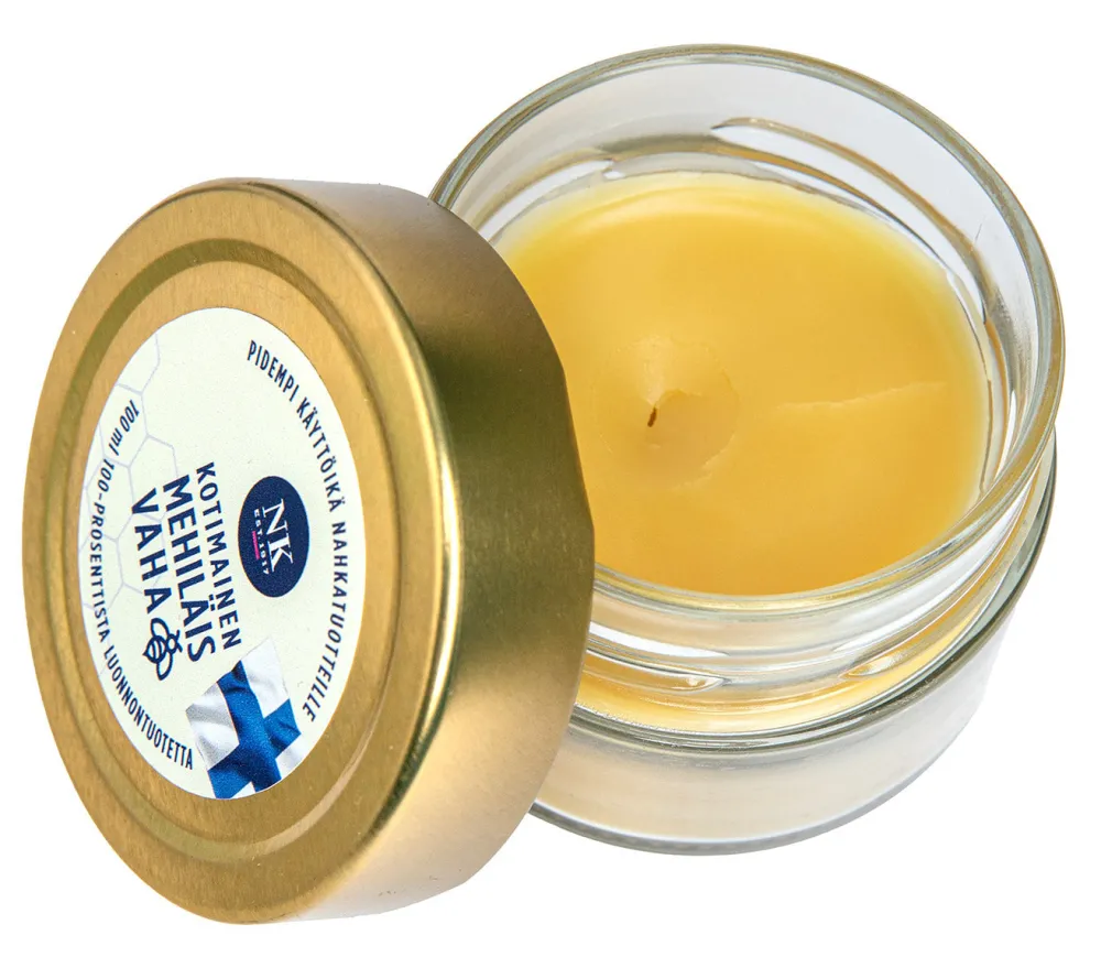 Nahkakunta Kengänhoito|Diy Ja Huolto ^ NK Kotimainen mehiläisvaha 100 ml
