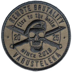 Varusteleka Moraalimerkit Ja Heijastimet ^ Remote Brutality 2025 moraalimerkki
