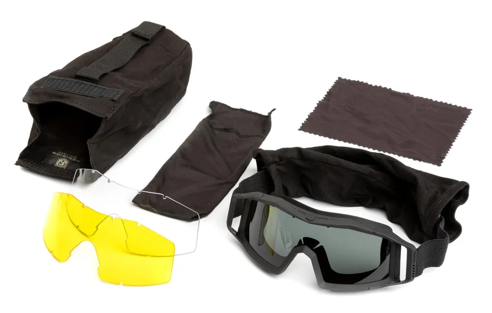 Revision Suojaimet ^ Wolfspider ballistiset suojalasit, Deluxe Kit
