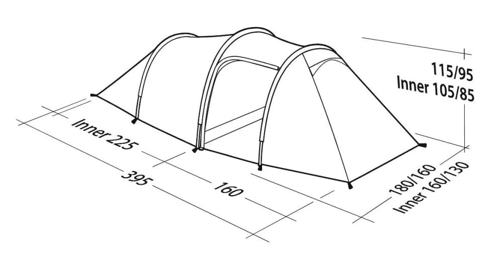 Robens Majoitteet ^ Voyager 3EX tunneliteltta