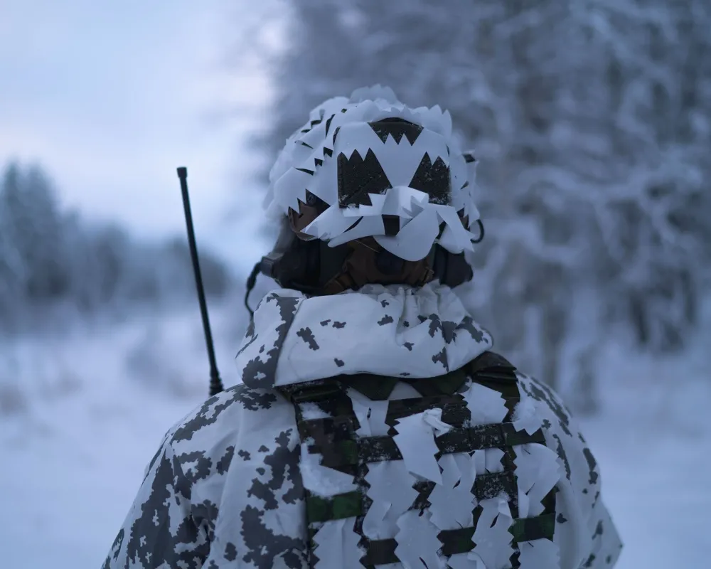Savotta Naamiointi ^ Helmet Camo Scrim kypärän 3D-naamiopäällinen