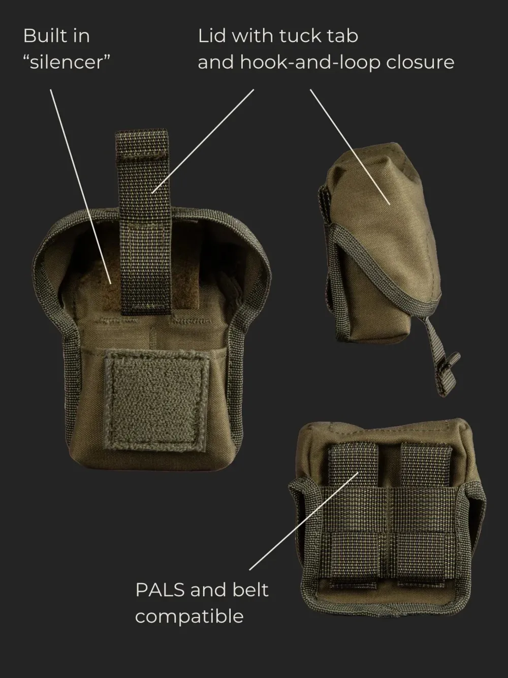 Savotta Taskut ^ 1-Mag Pouch lipastasku, 10rd 308