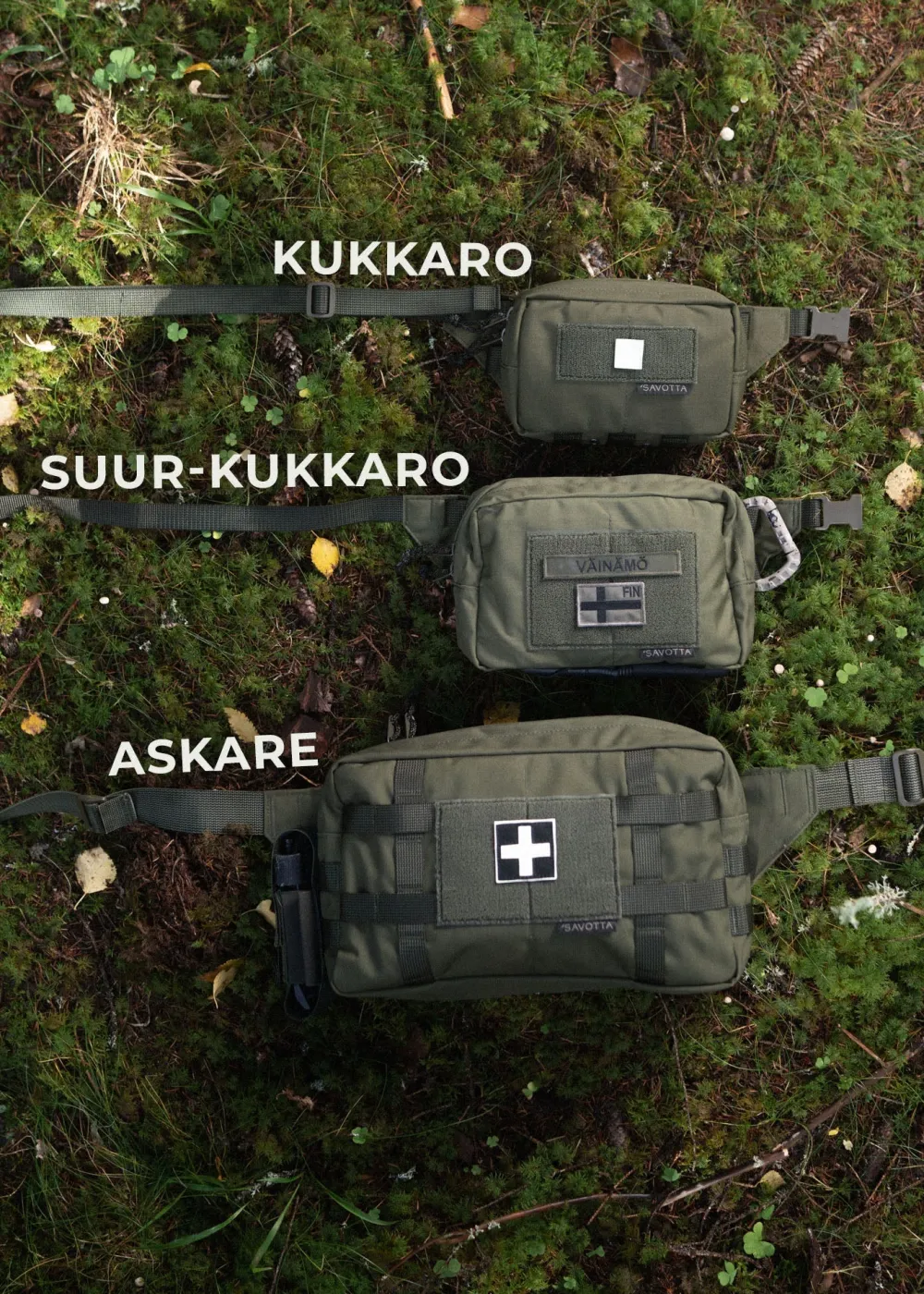Savotta Olkalaukut ^ Suur-Kukkaro vyölaukku