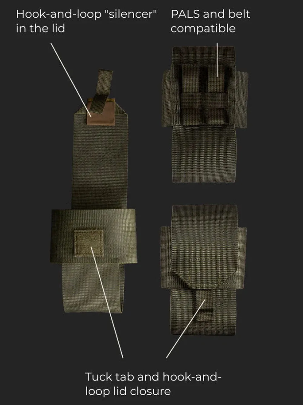 Savotta Taskut ^ Trifold E-tool pouch