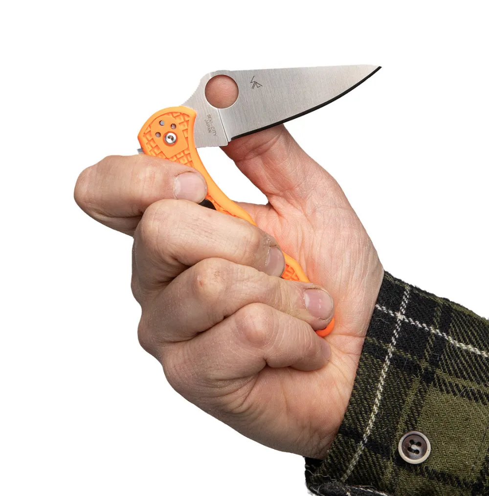 Spyderco Taittoveitset ^ Delica 4 FRN Full Flat Ground taittoveitsi