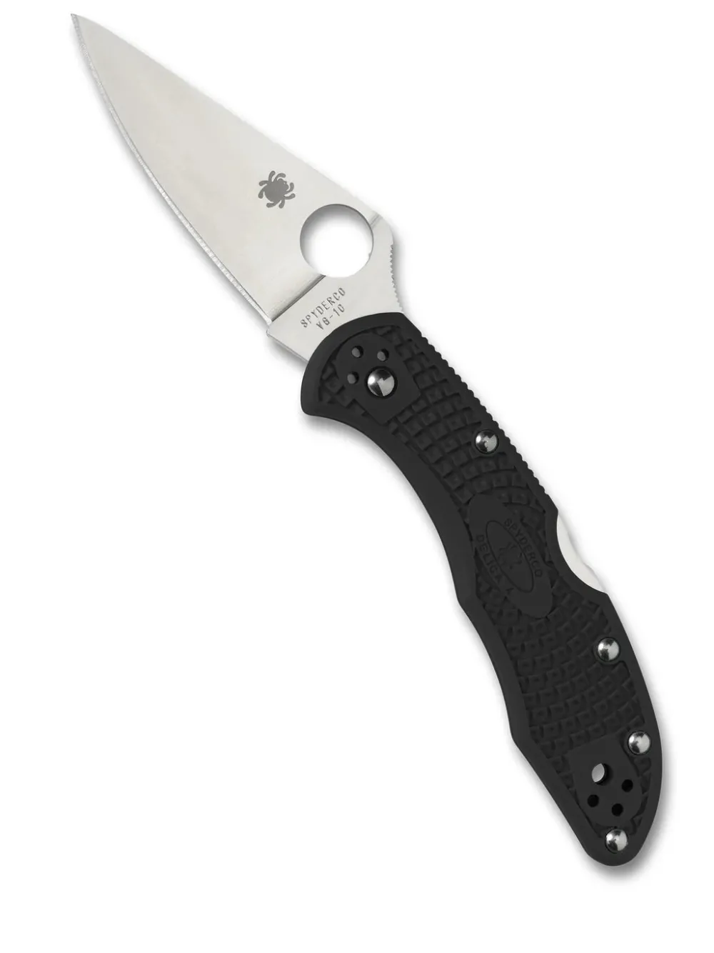 Spyderco Taittoveitset ^ Delica 4 FRN Full Flat Ground taittoveitsi