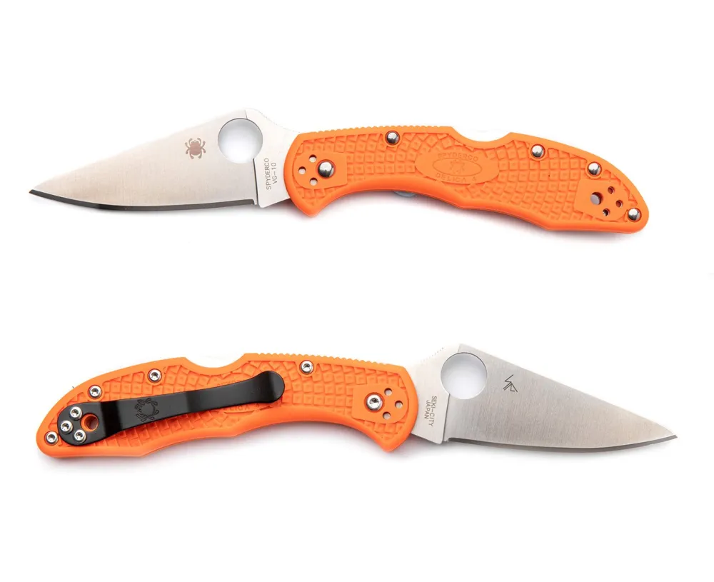 Spyderco Taittoveitset ^ Delica 4 FRN Full Flat Ground taittoveitsi