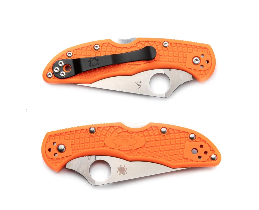 Spyderco Taittoveitset ^ Delica 4 FRN Full Flat Ground taittoveitsi