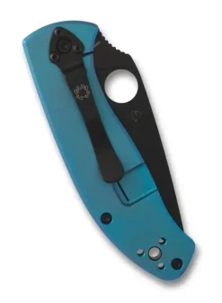 Spyderco Taittoveitset ^ Tenacious R.I.L. Blue Titanium kääntöveitsi
