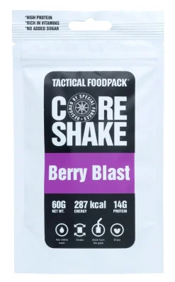 Tactical Foodpack Kuivalihat, Suklaat Ja Naposteltavat ^ Core Shake 60g