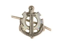 Czechoslovakia Tunnukset ^ Tsekkoslovakialainen aselajimerkki, metallia, ylijäämä