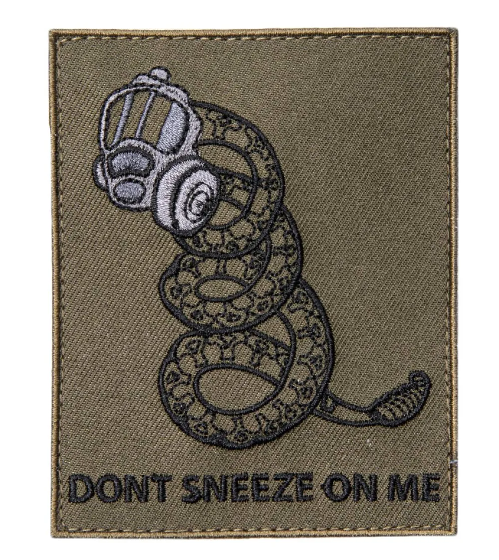 Varusteleka Moraalimerkit Ja Heijastimet ^ Don't Sneeze on Me moraalimerkki