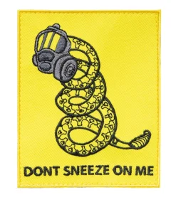 Varusteleka Moraalimerkit Ja Heijastimet ^ Don't Sneeze on Me moraalimerkki