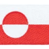 Varusteleka Tunnukset ^ Grönlannin hihalippu, 77 x 48 mm
