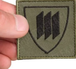 Varusteleka Tunnukset ^ M05 Maanpuolustuskoulutusyhdistys MPK hihamerkki, kenttävärit