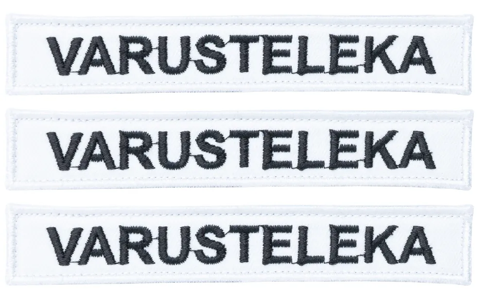 Varusteleka Tunnukset ^ M05 nimilappu omalla tekstillä, 3-Pack