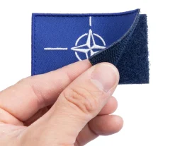 Varusteleka Moraalimerkit Ja Heijastimet ^ NATO hihalippu, 77 x 47 mm