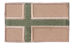 Varusteleka Tunnukset ^ Norjan hihalippu, 77 x 47 mm